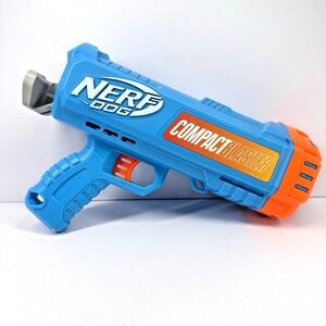 Nerf‎ Dog Compact Blaster Ball Launcher Blue Orange Toy Gun ONLY No Ball